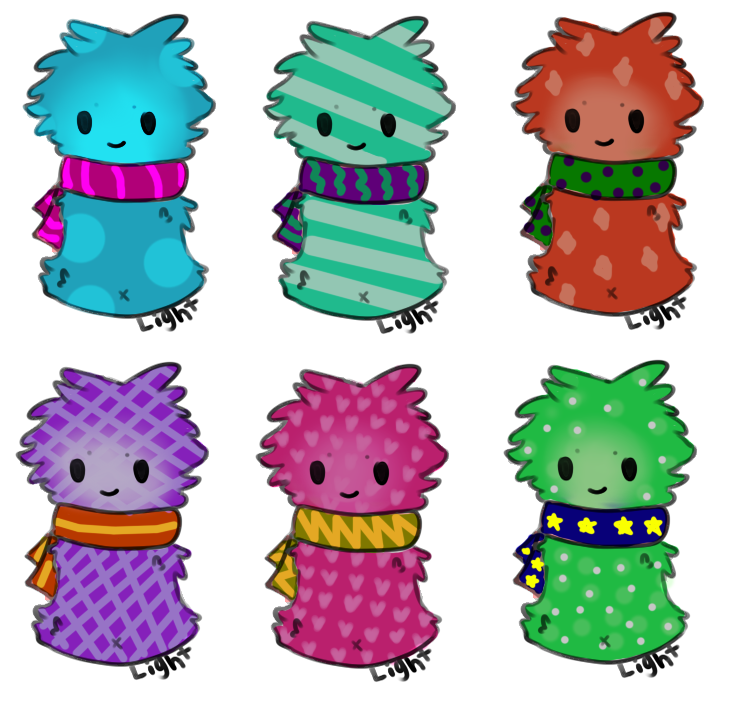 Scarfblobs Adoptables! 5 Points Each (CLOSED)