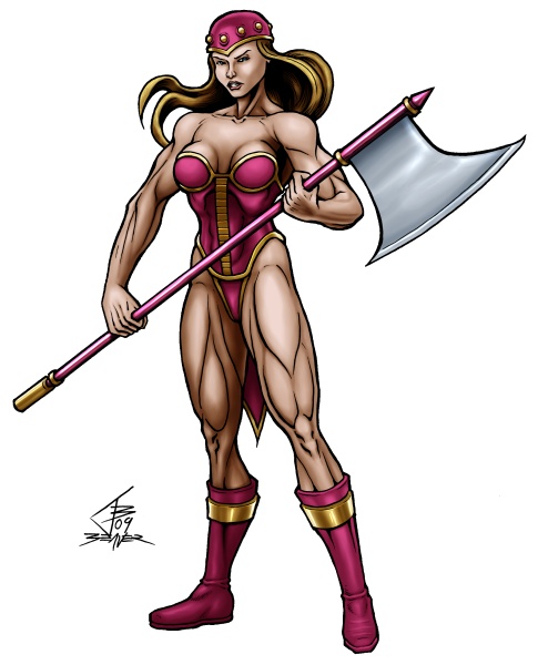 Lemanaya from Golden Axe