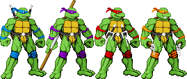 TMNT - plain stand 80's