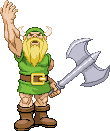 Gilius - magic pose sprite