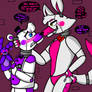 Good luck kiss (Fnaf/SL: Funtime Frexy)