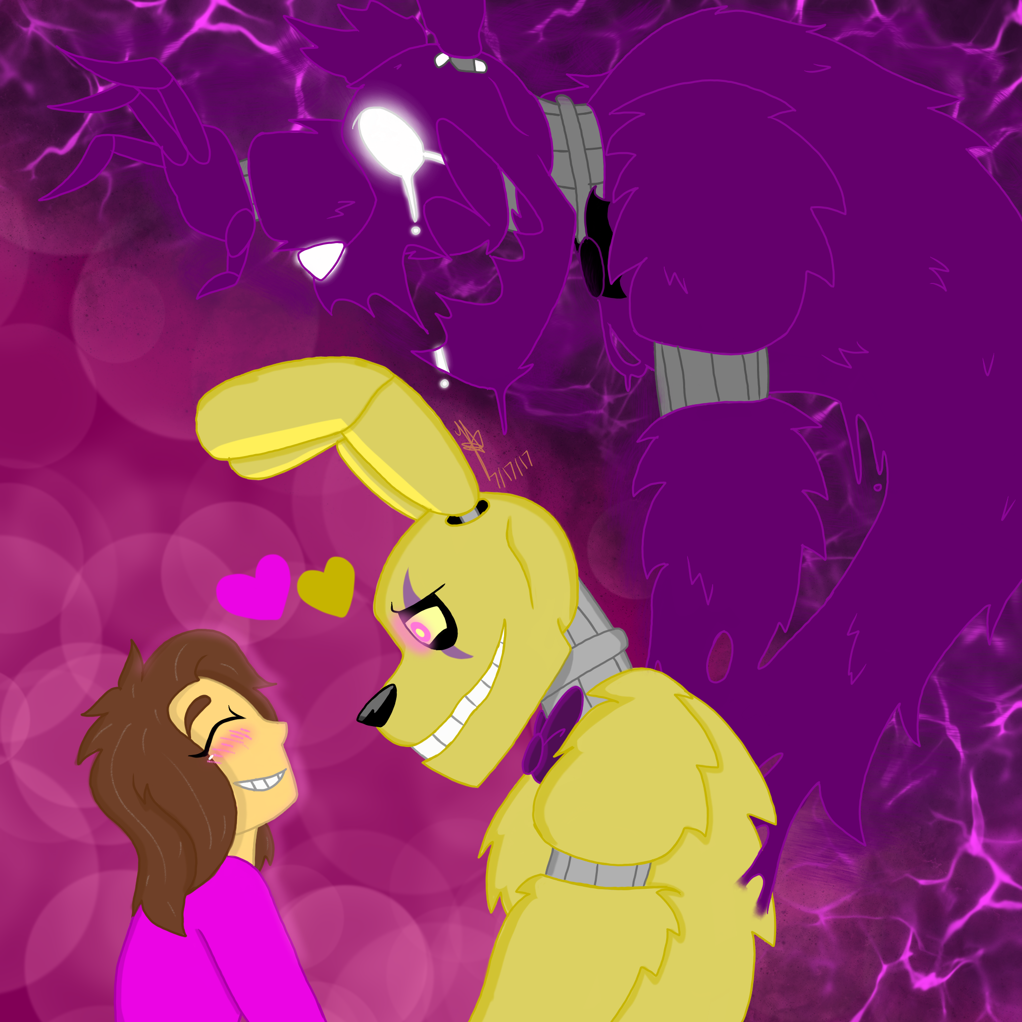 СПРИНГТРАП И Делия Art. Делия ФНАФ. FNAF Springtrap and Delilah.