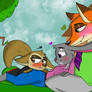 Hanging out (Zootopia OT3)