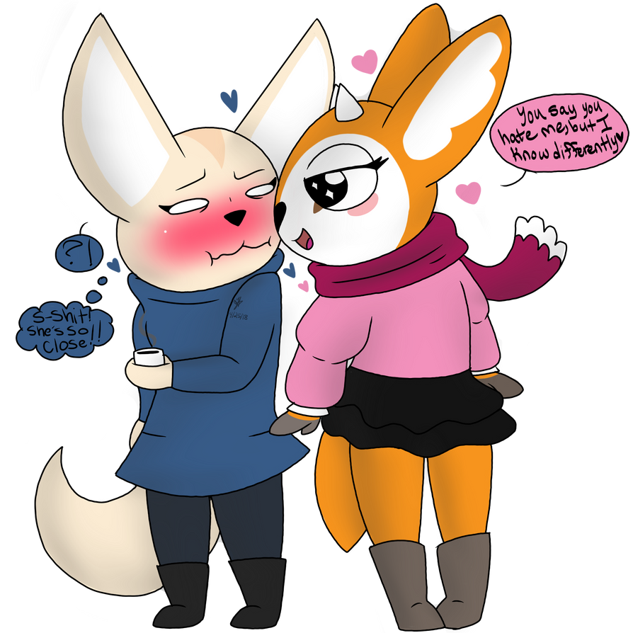 Tsunoda Retsuko Fenneko X Tsunoda (AggRetsuko) by ArtMama113 on DeviantArt