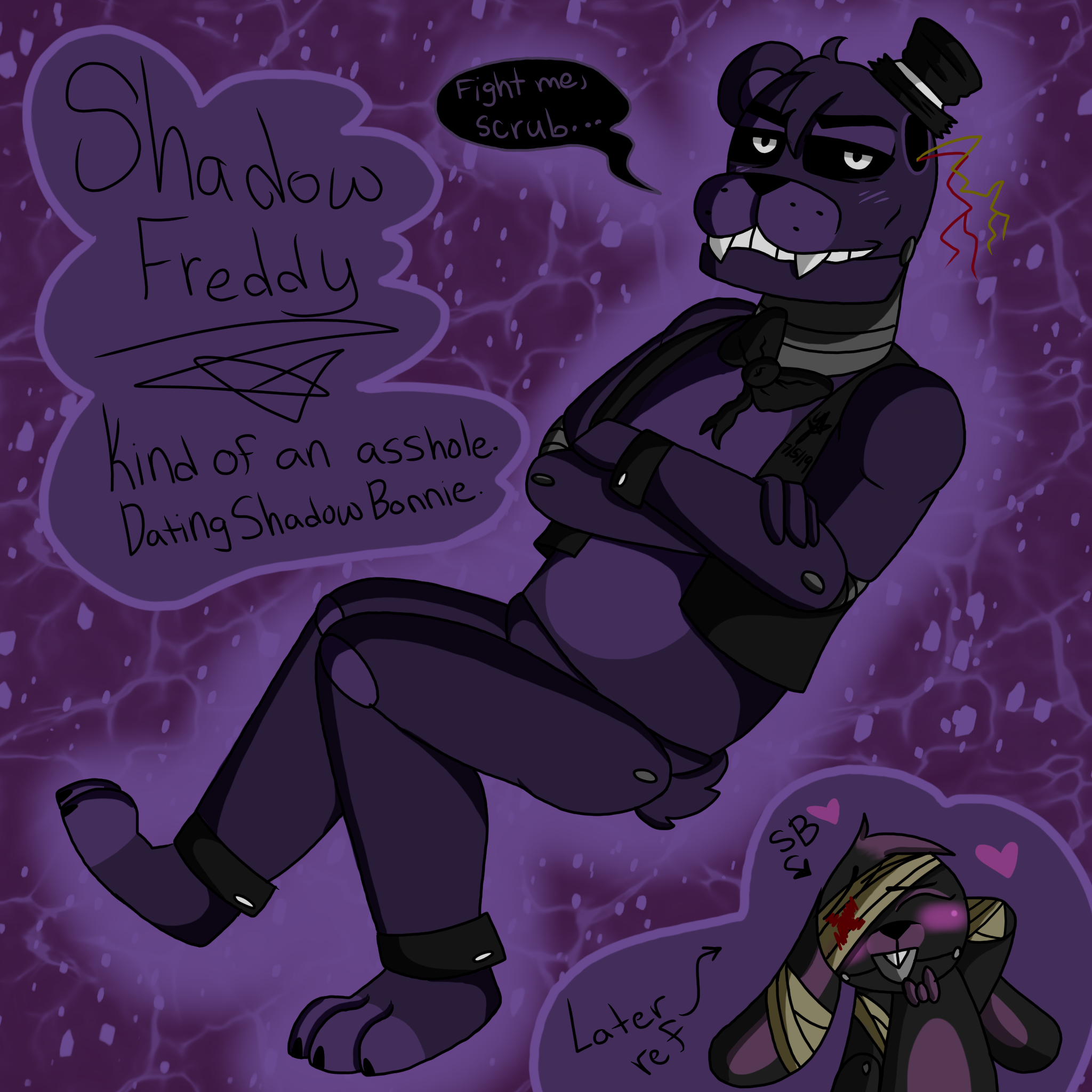 FNaF/AU] Shadow Freddy by RomaxioTheFNaFfan on DeviantArt