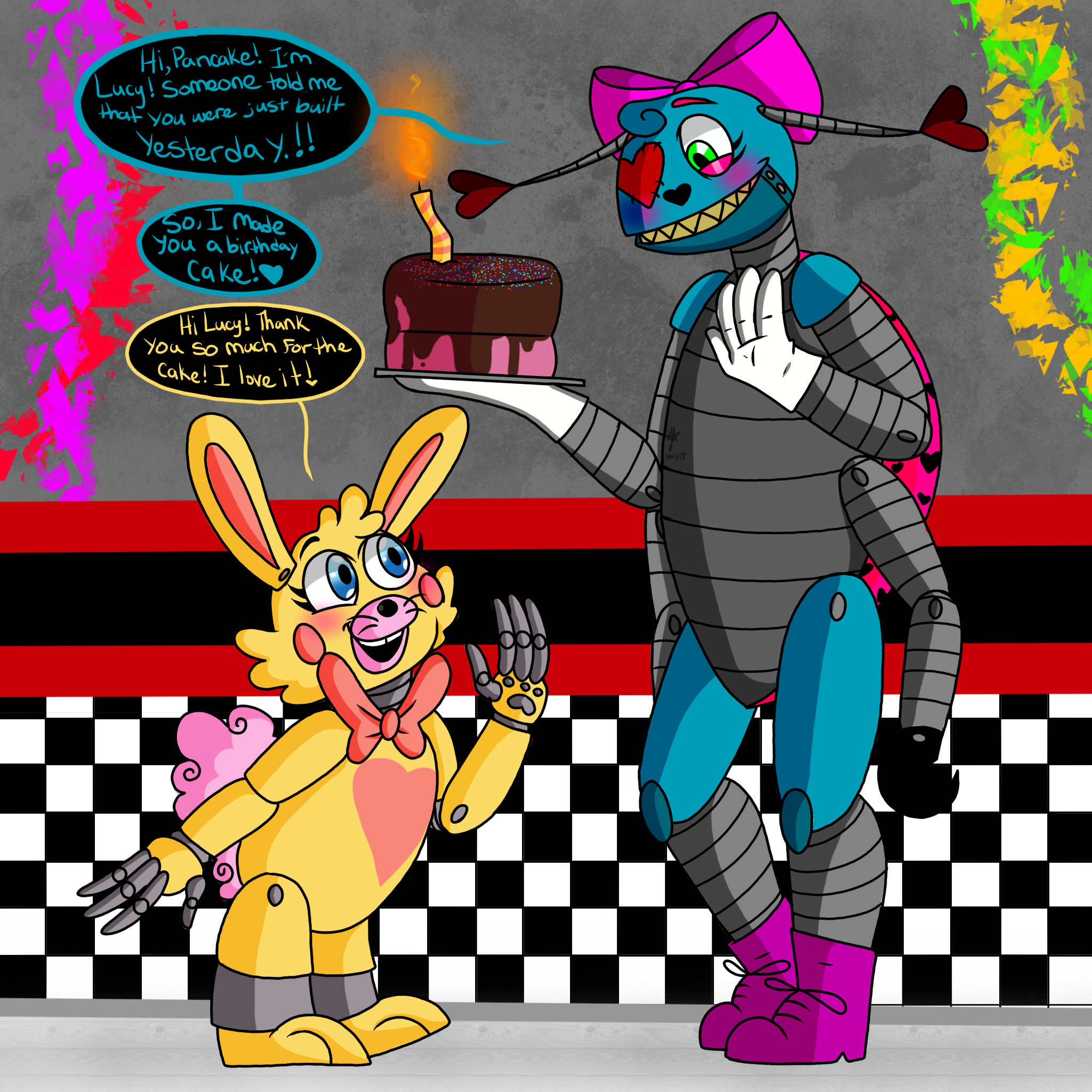 Nightmare Fredbear X Nightmare (Redraw) by ArtMama113 on DeviantArt