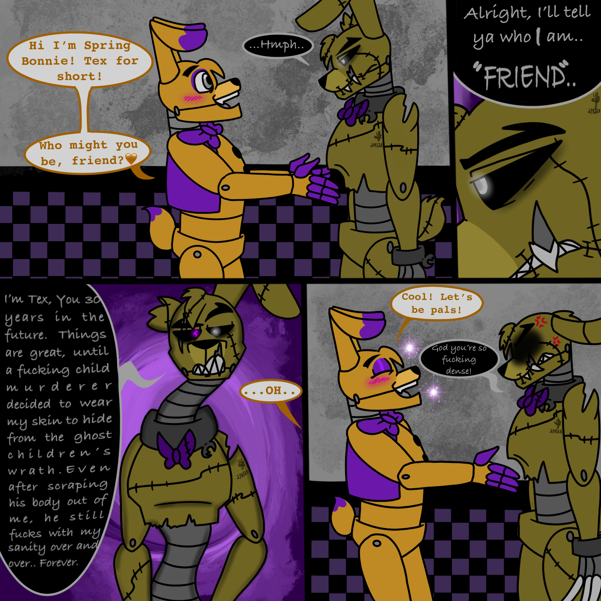 Nightmare Fredbear X Nightmare (Redraw) by ArtMama113 on DeviantArt