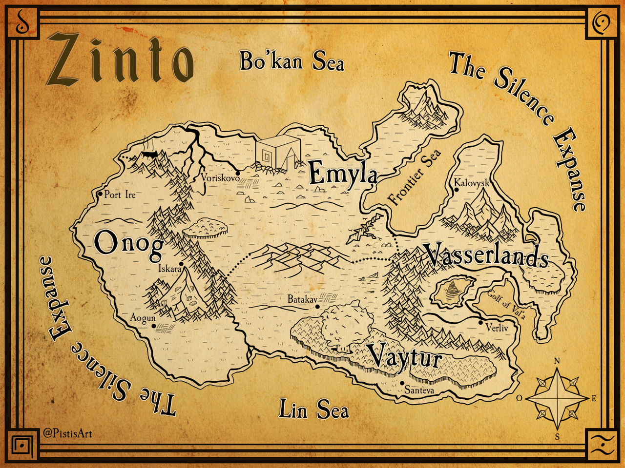 Zinto Map of Zinto by Pisttis on DeviantArt