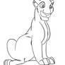 Pregnant lioness sketch 1/6