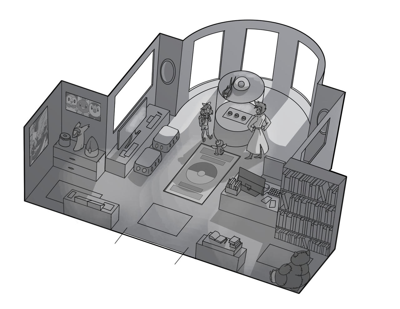Pokemon Lab by TodokeTy on DeviantArt