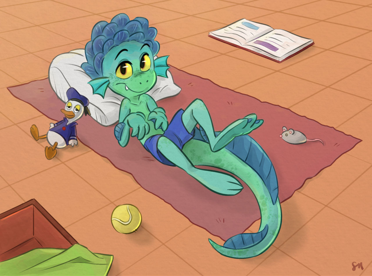 Luca the sea monster by Ms-Starskitty on DeviantArt
