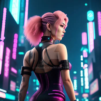 CyberPunk Thai Blonde Female | 2ooSick