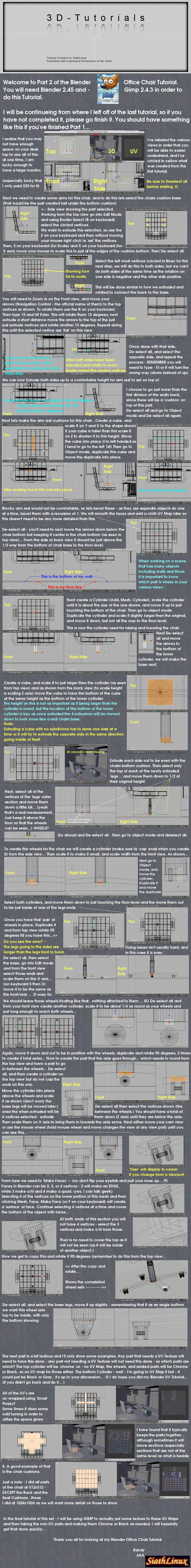 Office Chair pt 2 Blender