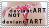 deviantART not deviantTART