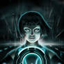 Quorra from Tron Digital Painting