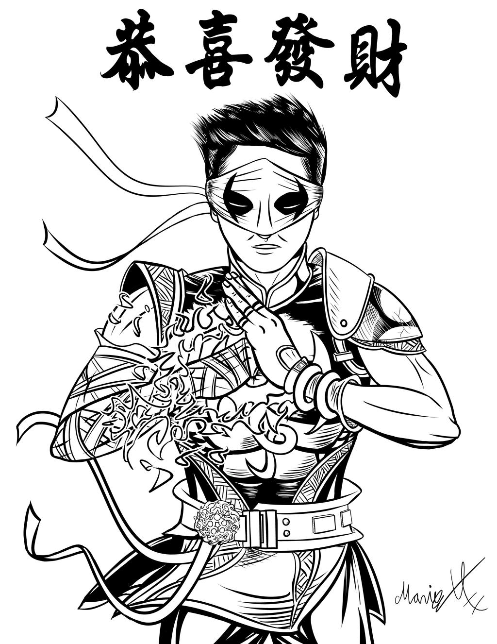 Lunar New Year 2023 Lin Lie Iron fist ink by MarioUComics on DeviantArt