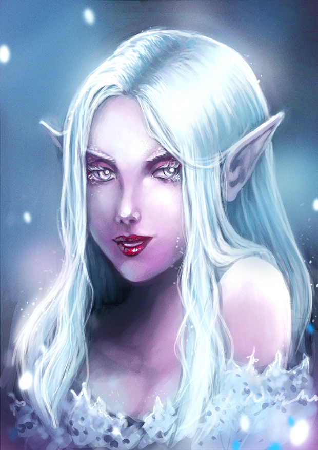 Ice fairy portrait