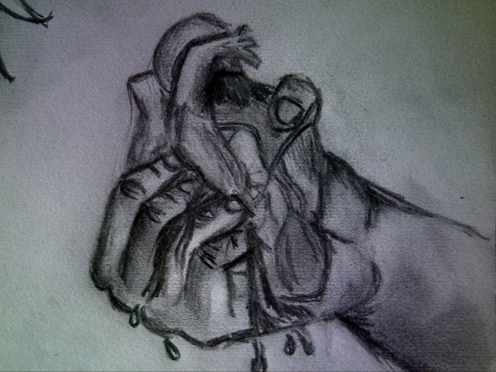 Hand crushing the heart by Tattoo-Madd on DeviantArt