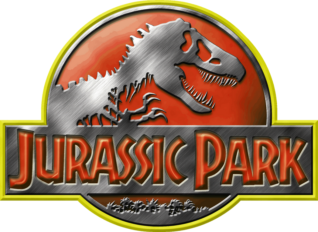 Jurassic Park logo original r by OniPunisher on DeviantArt