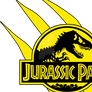 Logo Jurassic Park Yellow Scratches