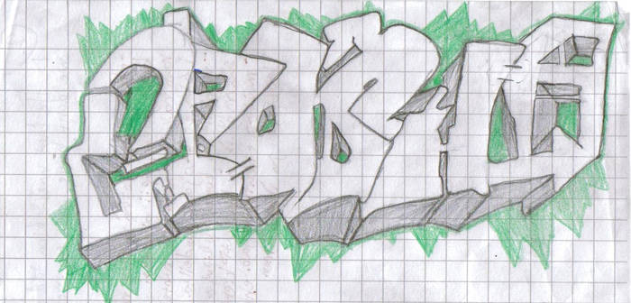 graffit i was tired in school
