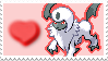 Absol Love Stamp