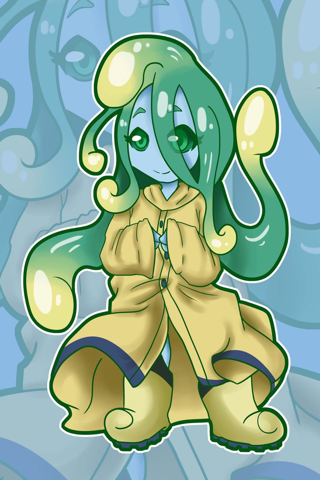 Monster Musume Slime by alienkittykun on DeviantArt