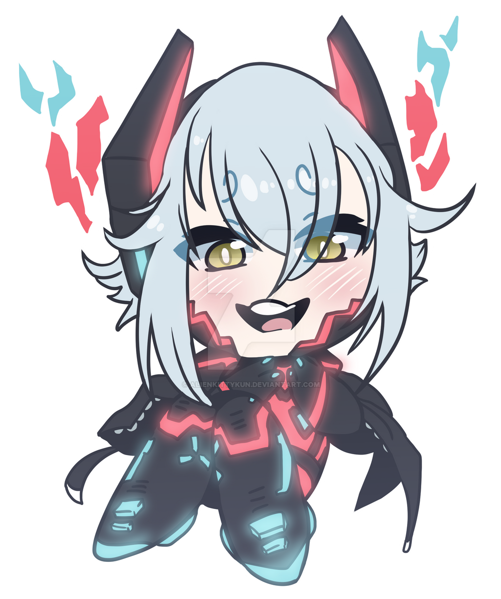 Senteya Zentreya Chibi Vtuber by alienkittykun on DeviantArt