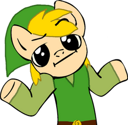 Toon Link Shrug