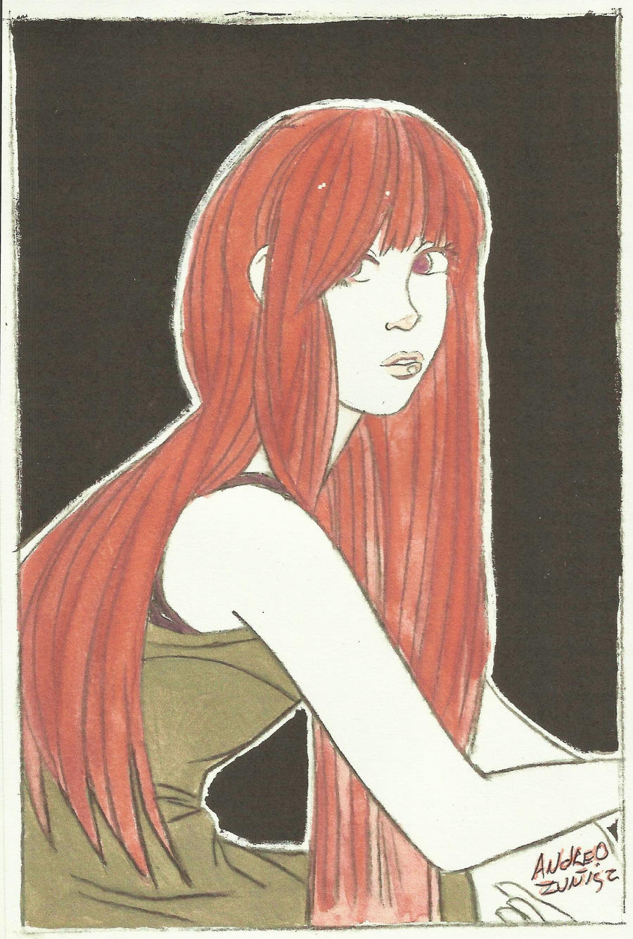 Girl with Red hair