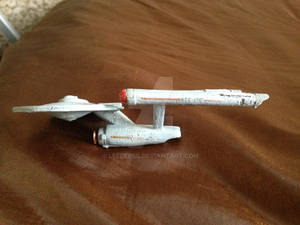 My finished model of the u.s.s. enterprise fro