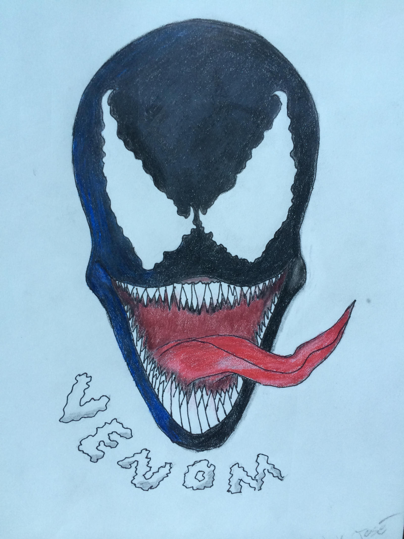 Venom Headshot By DJBisogno On DeviantArt
