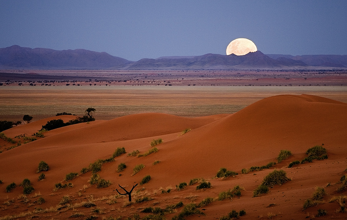 Moonrise over Dina