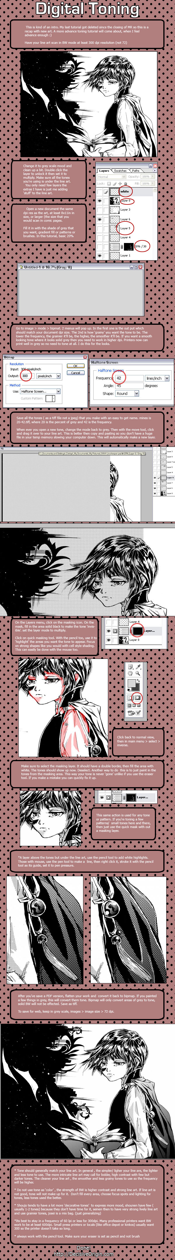 Comic screentoning tutorial