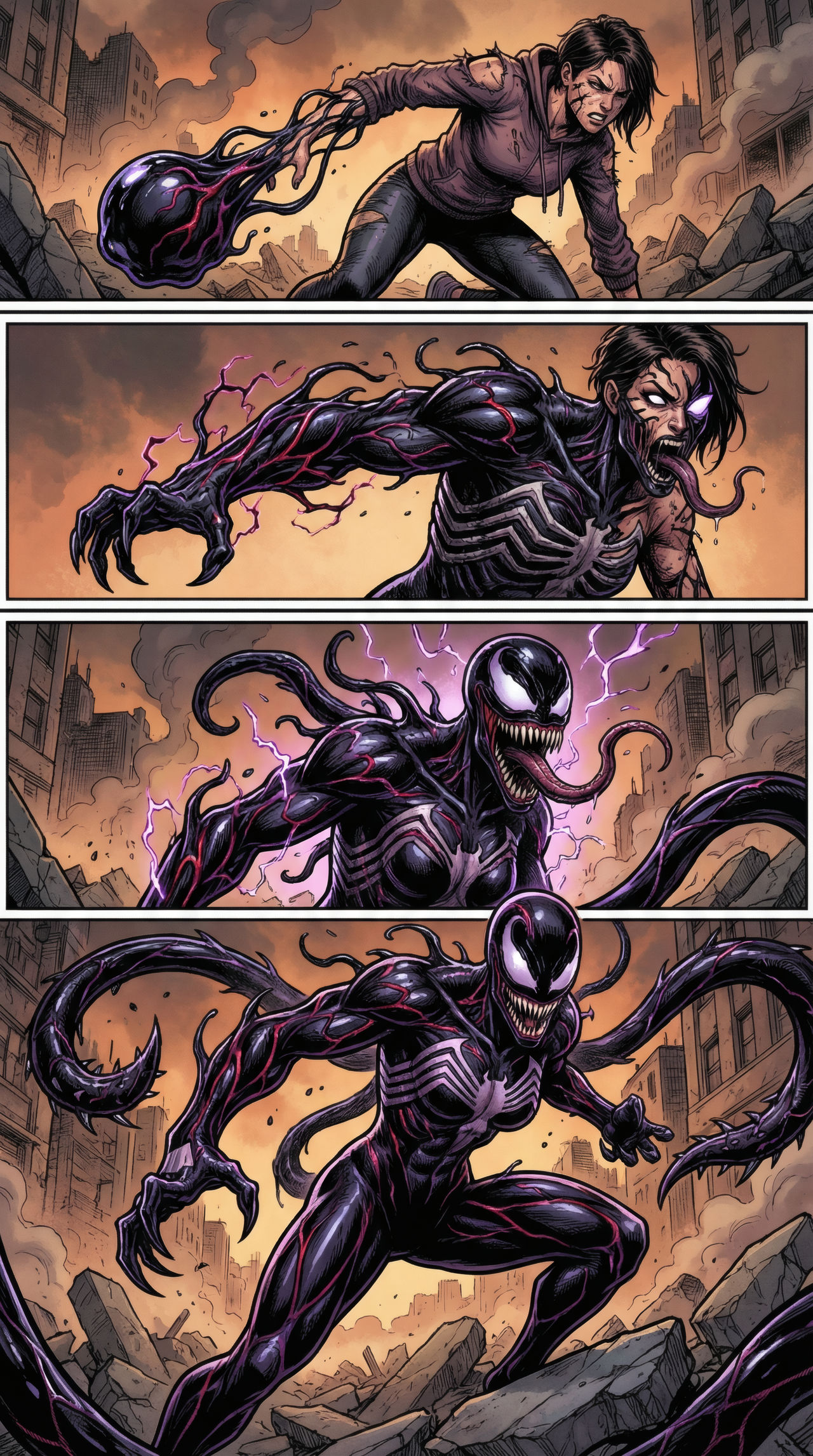 She Riot Venom She-Venom by Snowly48Lite on DeviantArt