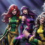 X-Woman (Jean Grey, Psylcoke, Rogue, Storm)