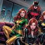 Red Hair Girls (Barbara, Jean, Batwoman, Natasha)