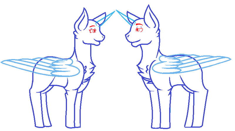 Male and Female MLP Ref Base by GalaxyPocketWatch on DeviantArt