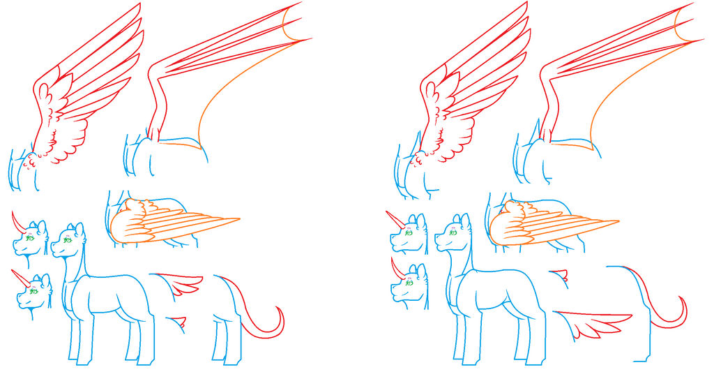 Male And Female MLP Reference Base .:F2U:. by MomosGalaxy on DeviantArt