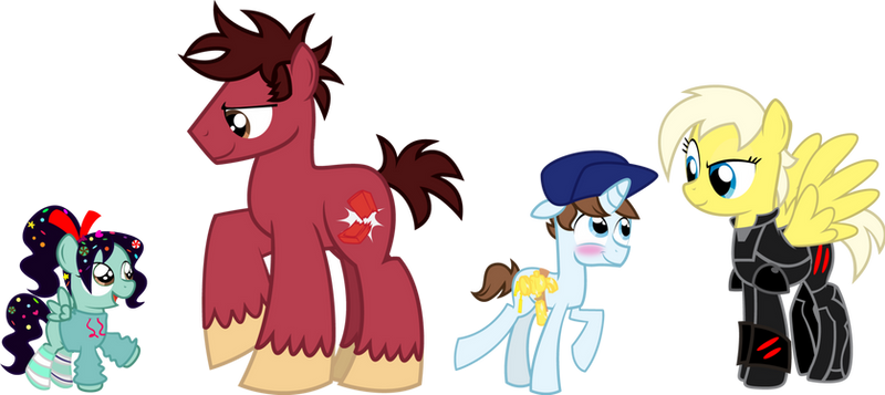 mlp Wreck It Ralph by MegaLoboAvata on DeviantArt