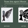 Draw this again! Meme - Black Angel