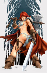 Red Sonja, the snow bunny