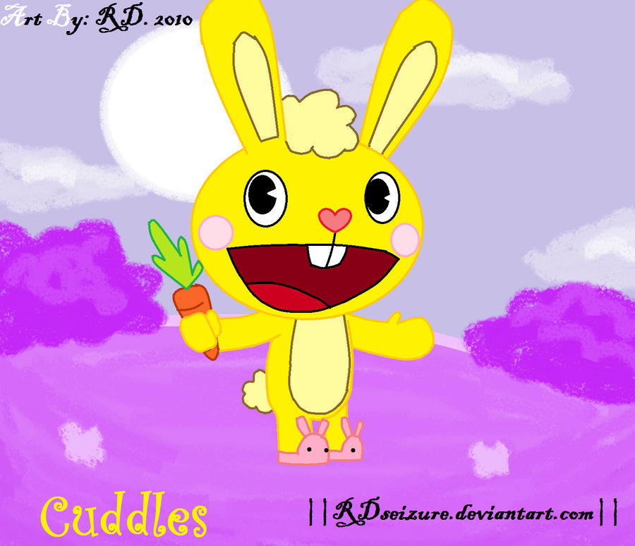 HTF: cuddles by RDseizure on DeviantArt