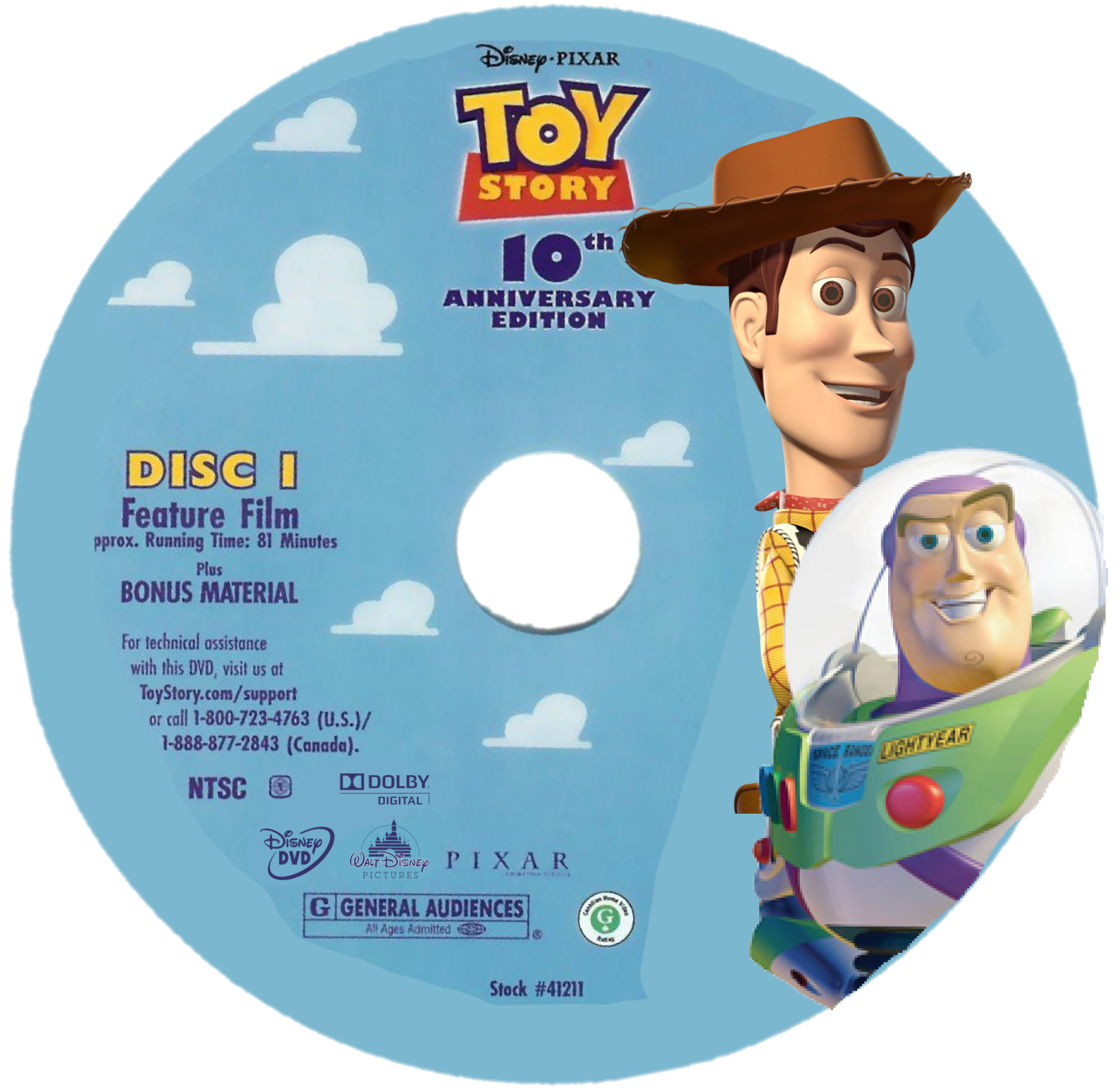 Toy Story Discs 1 Disney DVD Reprint by Voltron5051 on DeviantArt