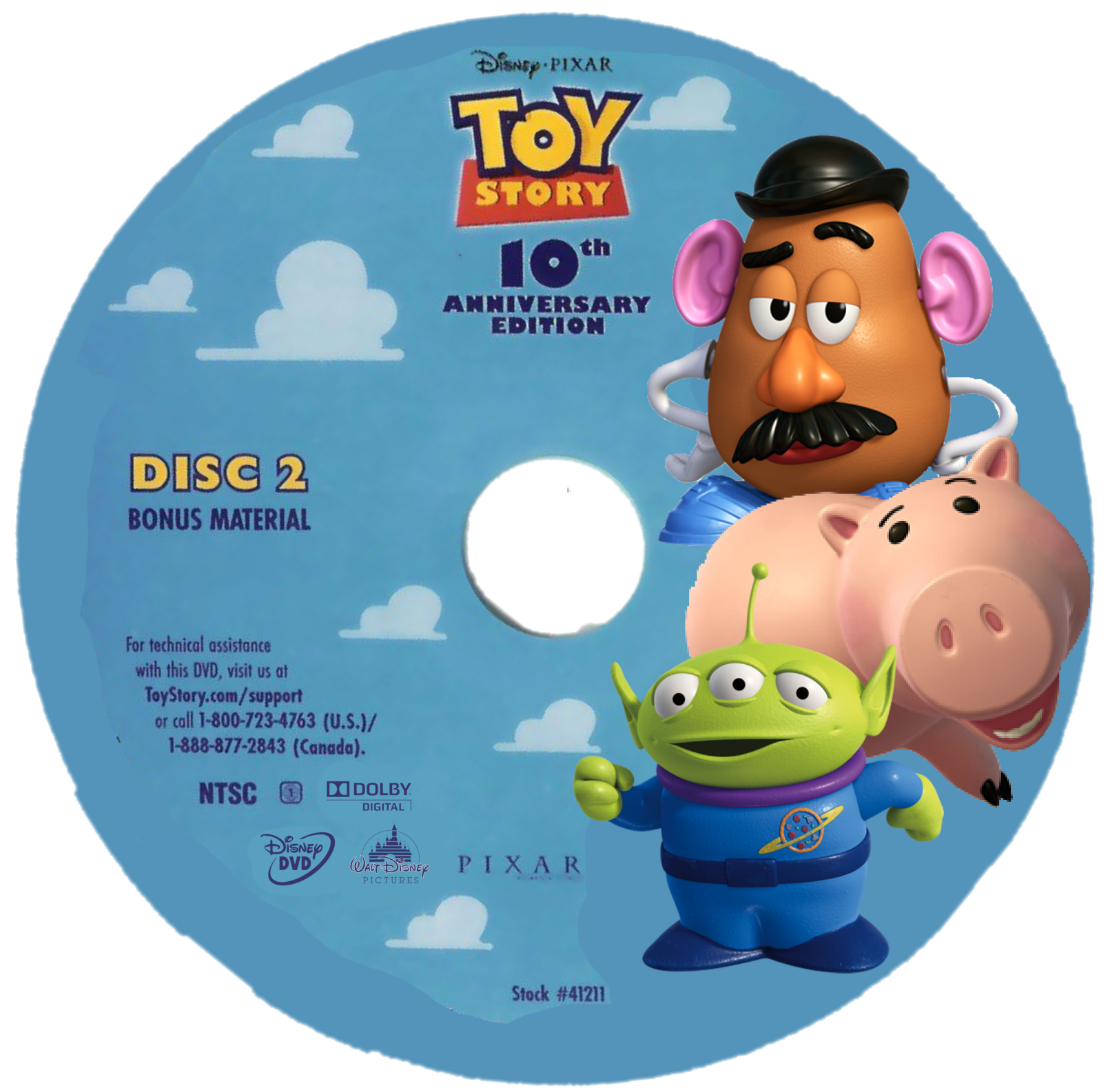Toy Story Discs 2 Disney DVD Reprint by Voltron5051 on DeviantArt