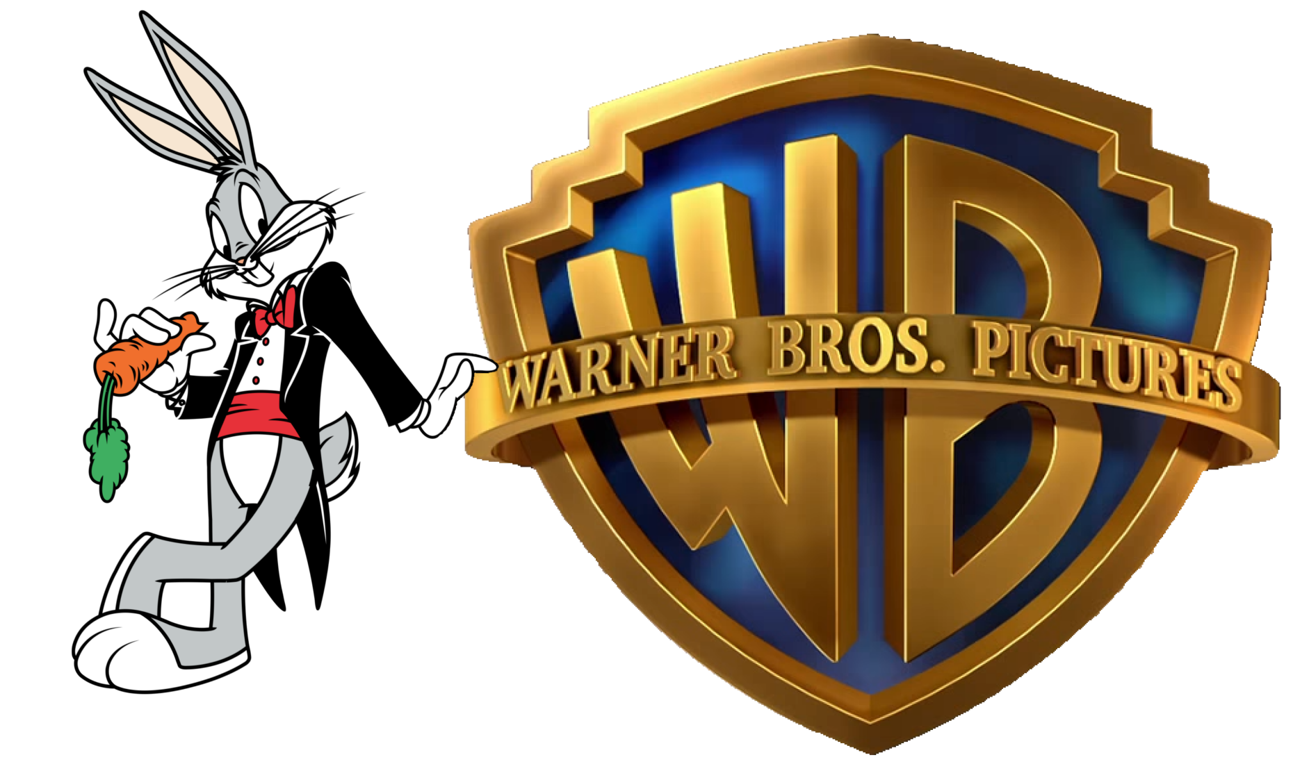 Warner Bros. Pictures Gold Logo With Bugs Bunny by Voltron5051 on DeviantArt