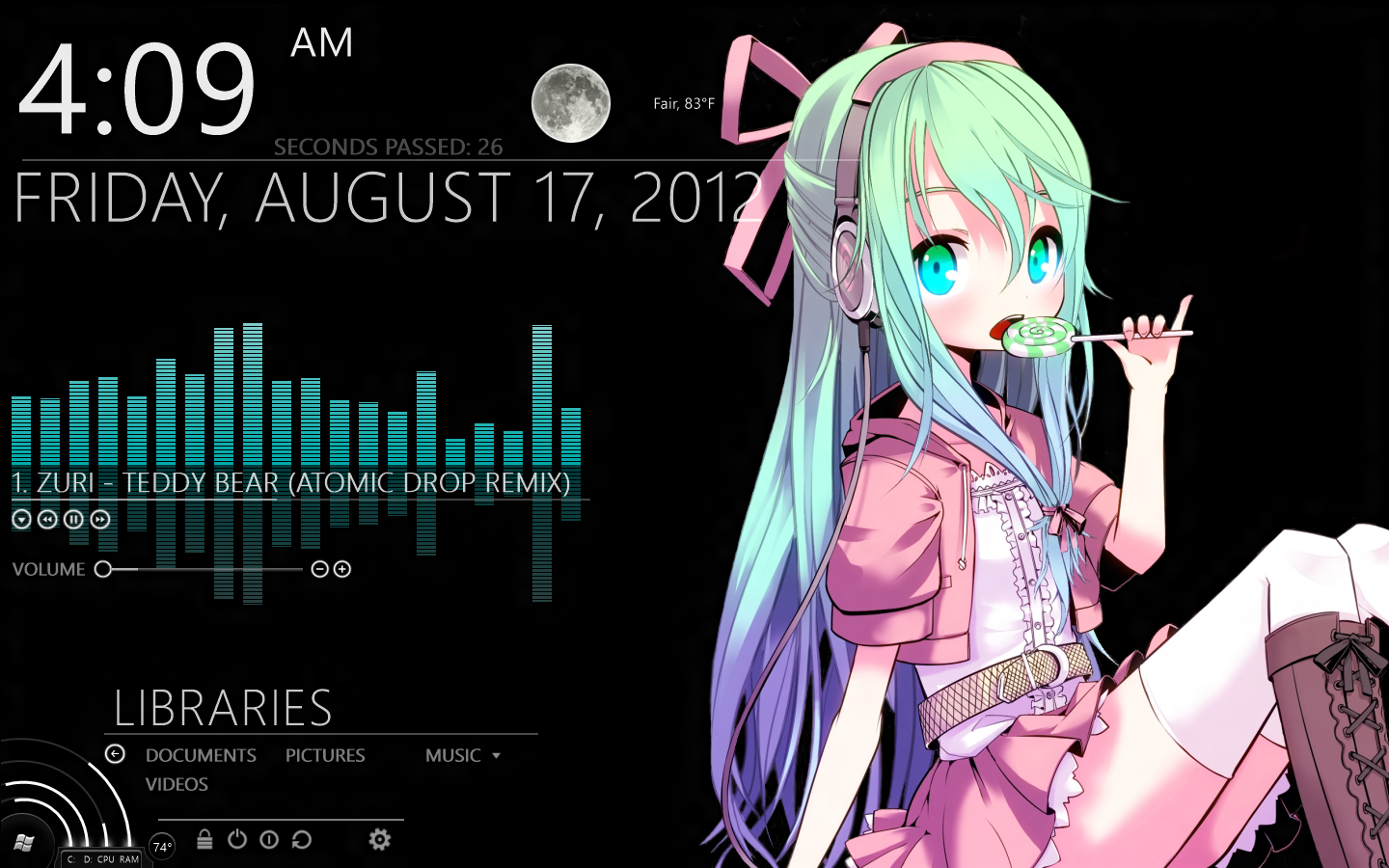 Samurize Deviantart Rainmeter 2.2 With Samurize EQ 6 by Kycir on DeviantArt
