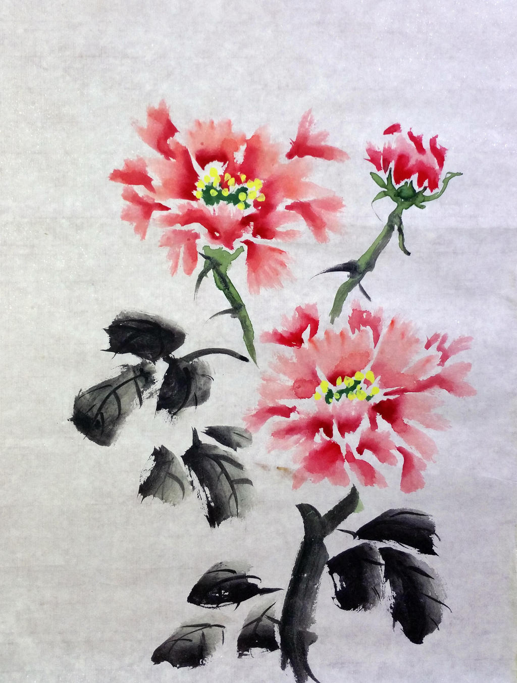 Sumi peony