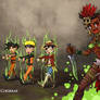 Witch Doctor's reanimating manga heroes!!
