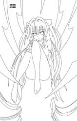 Yami Darkness Lineart 12